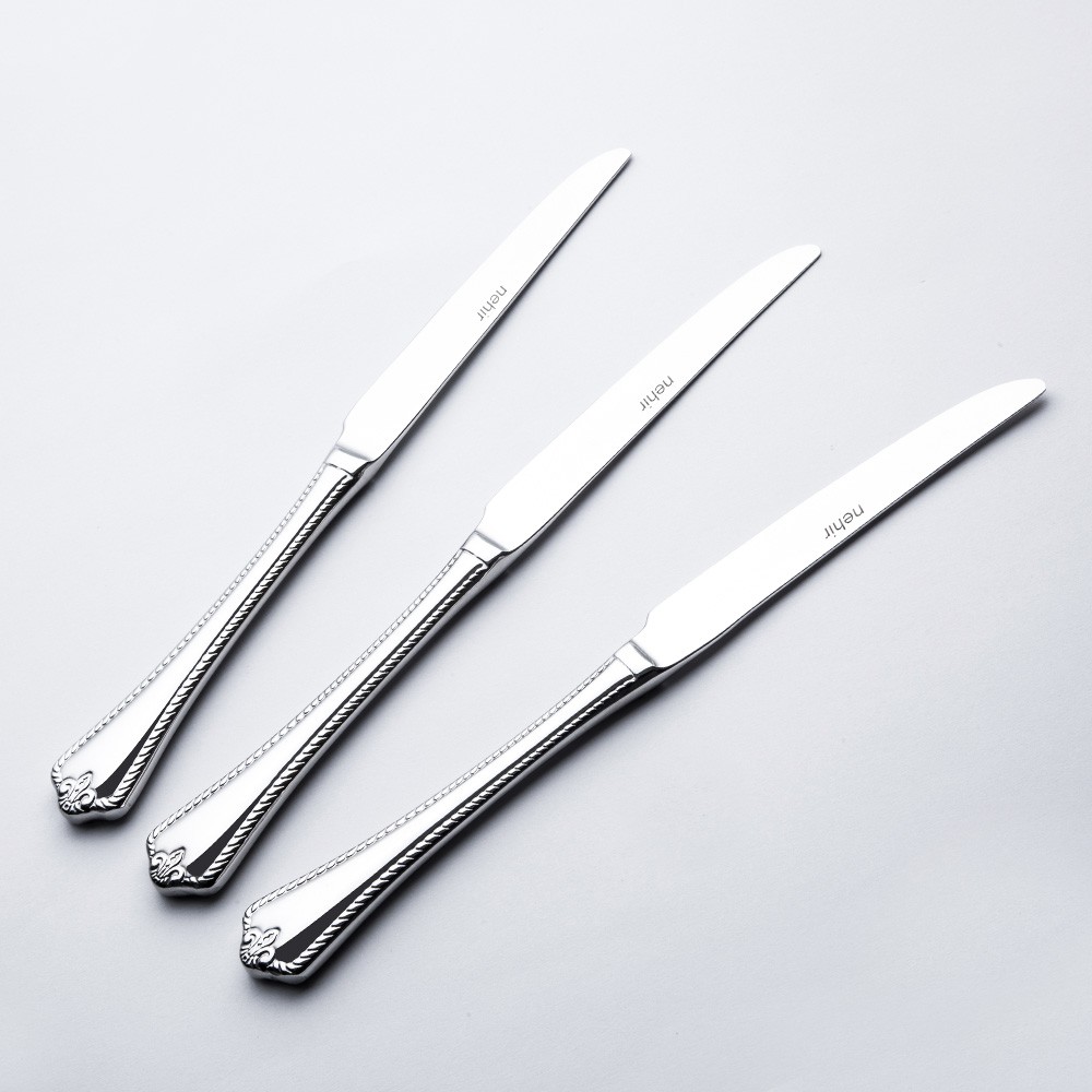12  PIECE FULYA MIRROR FINISH TABLE KNIFE