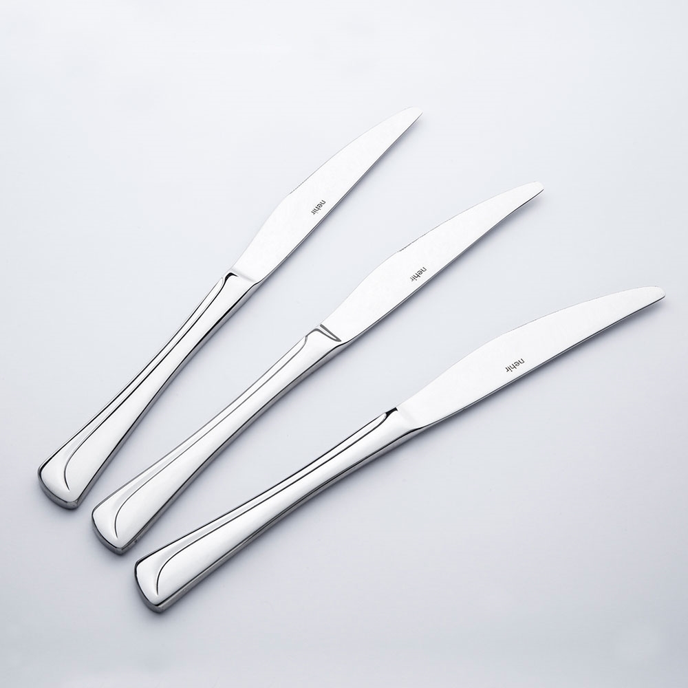 12  PIECES MAKSİ MIRROR FINISH TABLE KNIFE