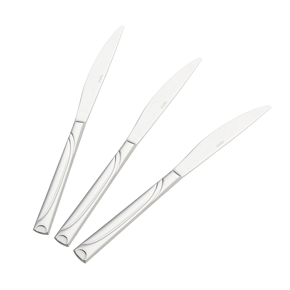 12 PIECES FİESTA MIRROR FINISH TABLE KNIFE